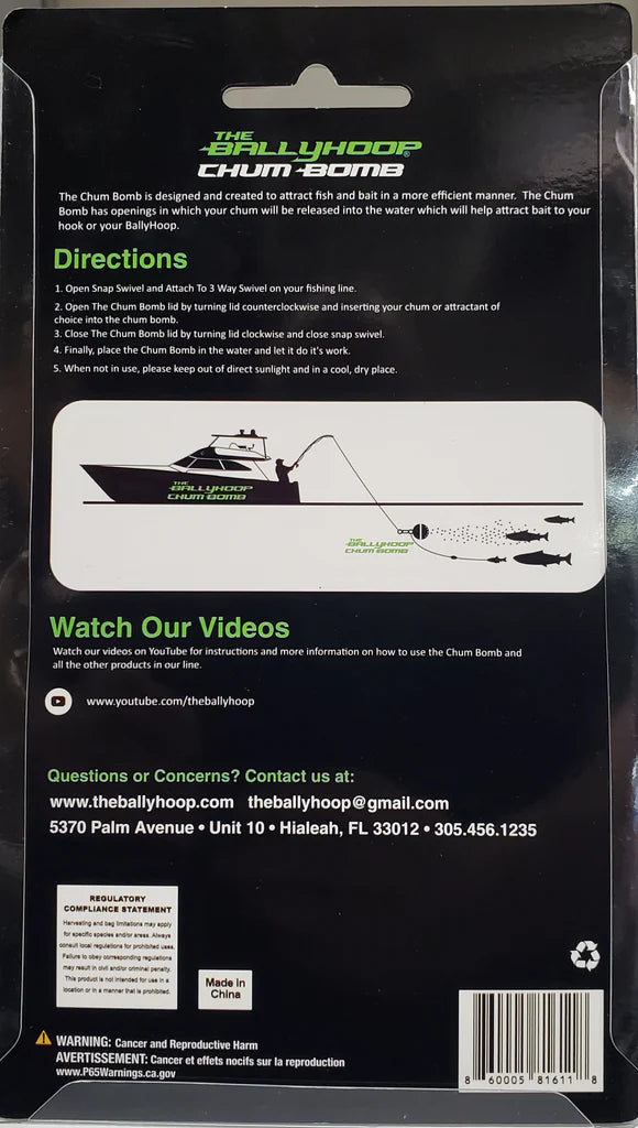 The Ballyhoop - Ballyhoop Chum Bomb