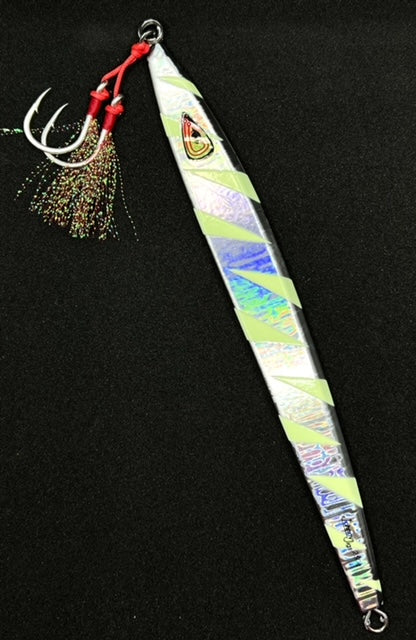 Johnny Jigs - Flatty Silver Glow Slow Pitch Jig