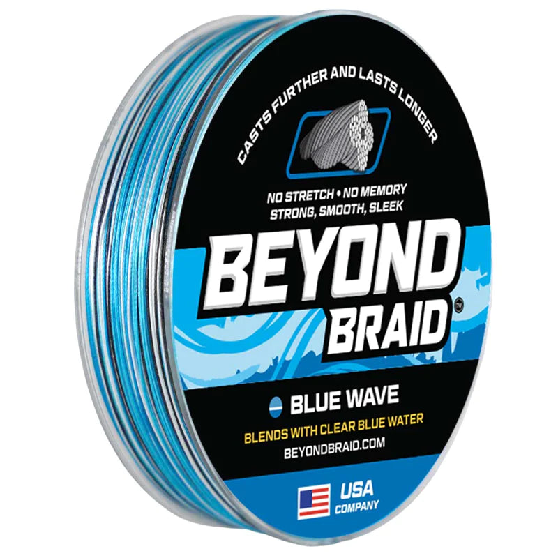 beyond braid braided fishing line Beyond Braid Braided Fishing Line - Blue Wave - 300 Yards