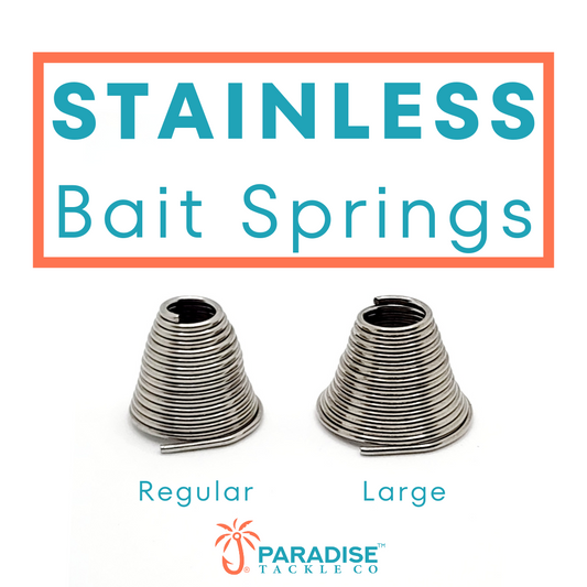 Paradise Tackle Co - Stainless Steel Bait Springs - 15 Pack