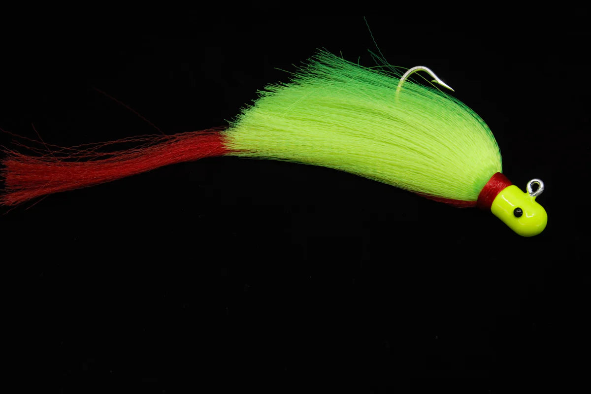 Gulfstream Lures Pro Flair Hawk - 1oz - Chartreuse Head/Chartreuse Body/Red Tail Gulfstream Lures Pro Flair Hawk - 1oz - Chartreuse Head/Chartreuse Body/Red Tail