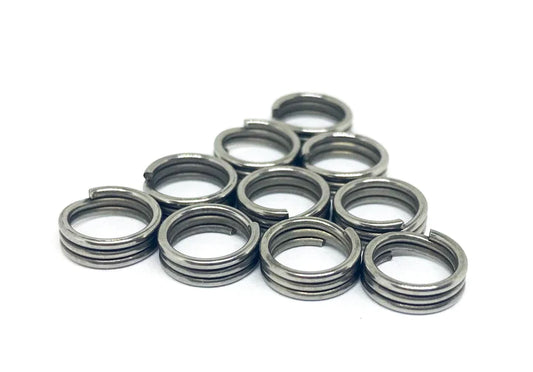 Johnny Jigs - 20-Pack Triple Wrap Super Split Rings