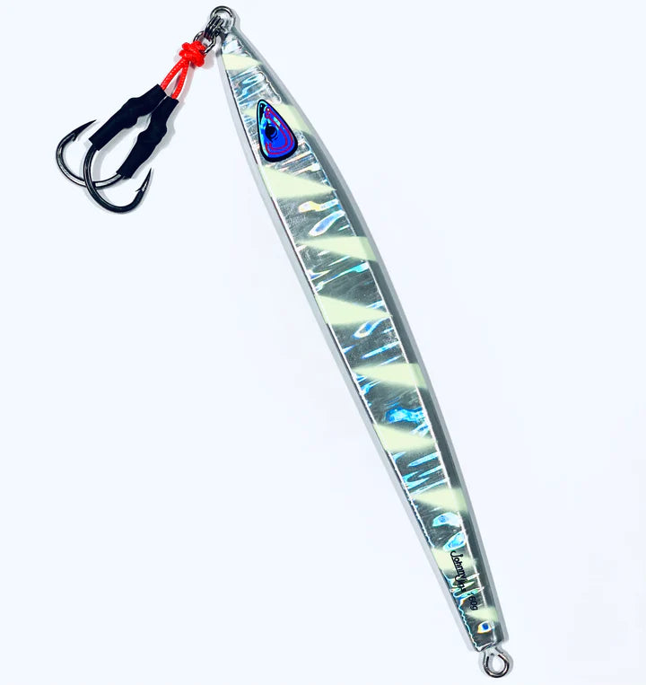 Johnny Jigs - Flatty Silver Glow Slow Pitch Jig