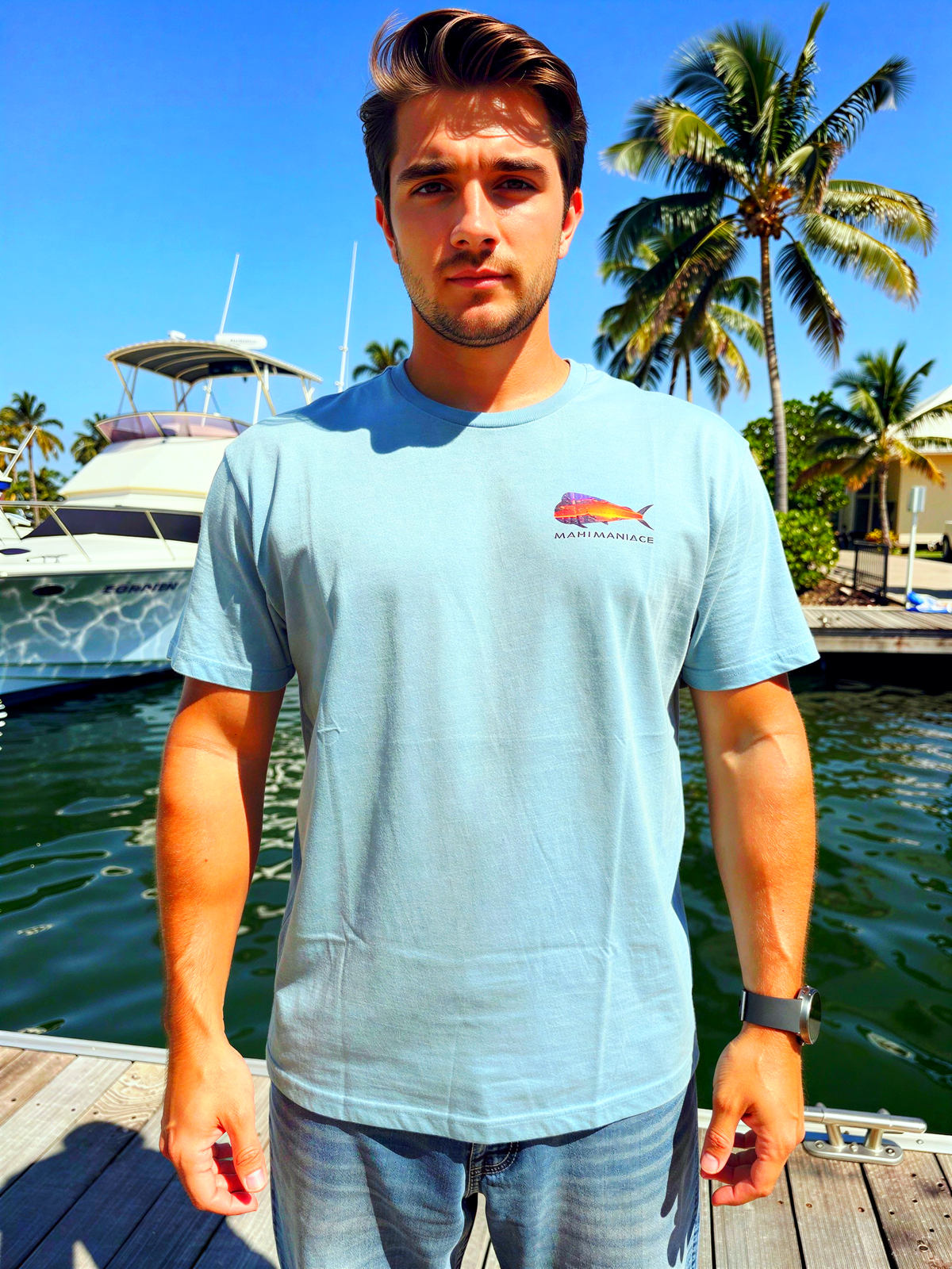 Mahi Maniacs - Mahi Sunset Silhouette T-Shirt