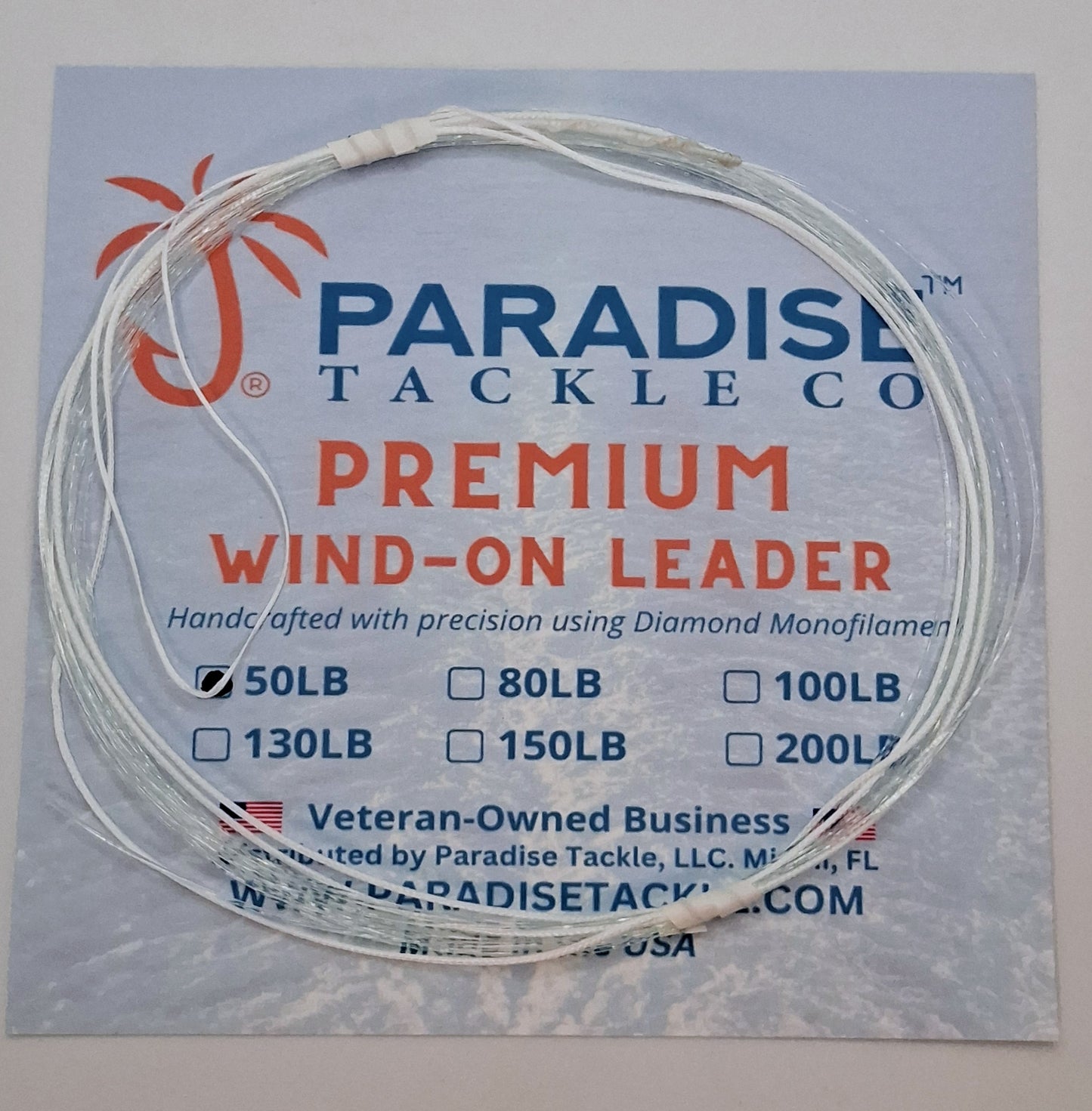 Paradise Tackle Co - Premium Wind-on Trolling Leader