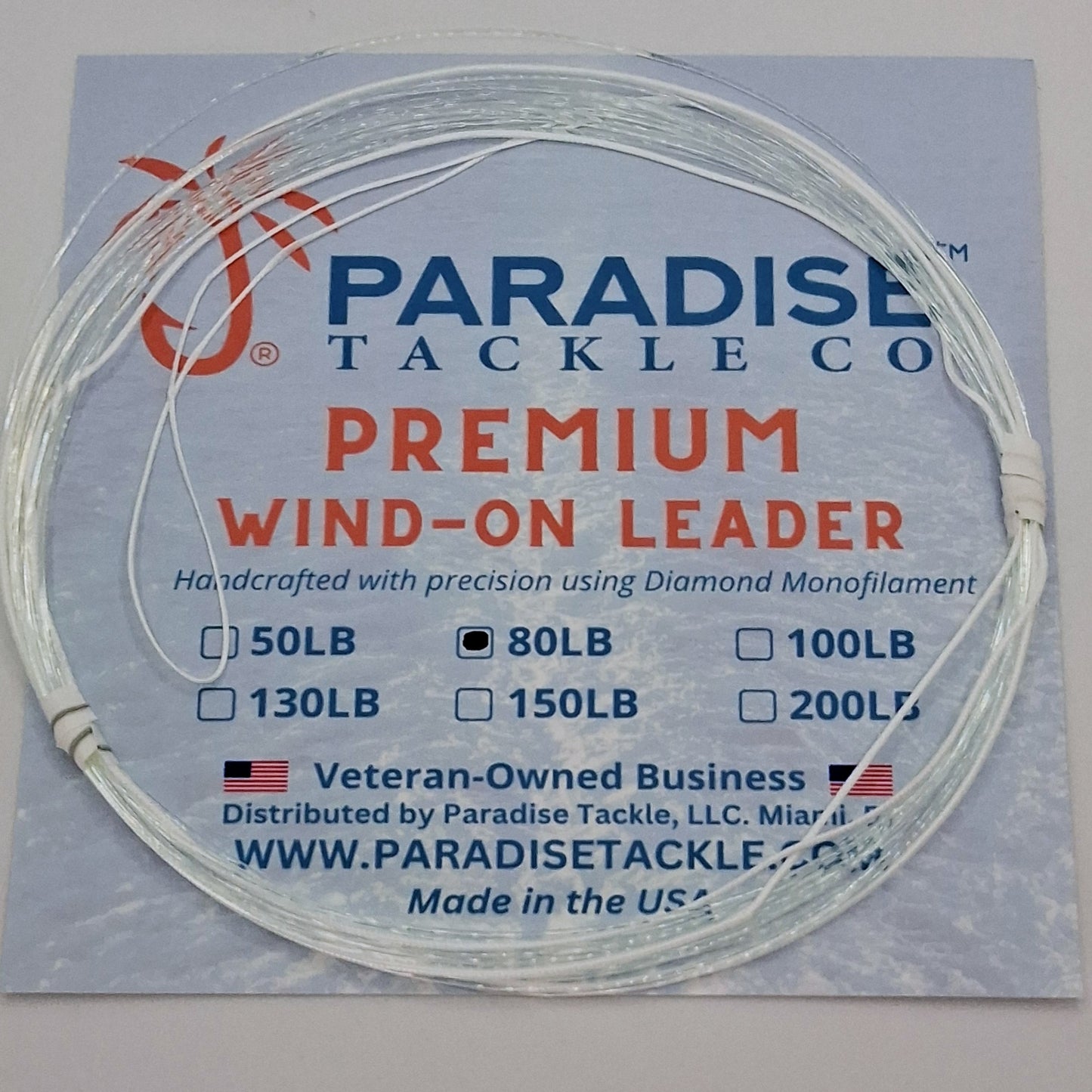 Paradise Tackle Co - Premium Wind-on Trolling Leader
