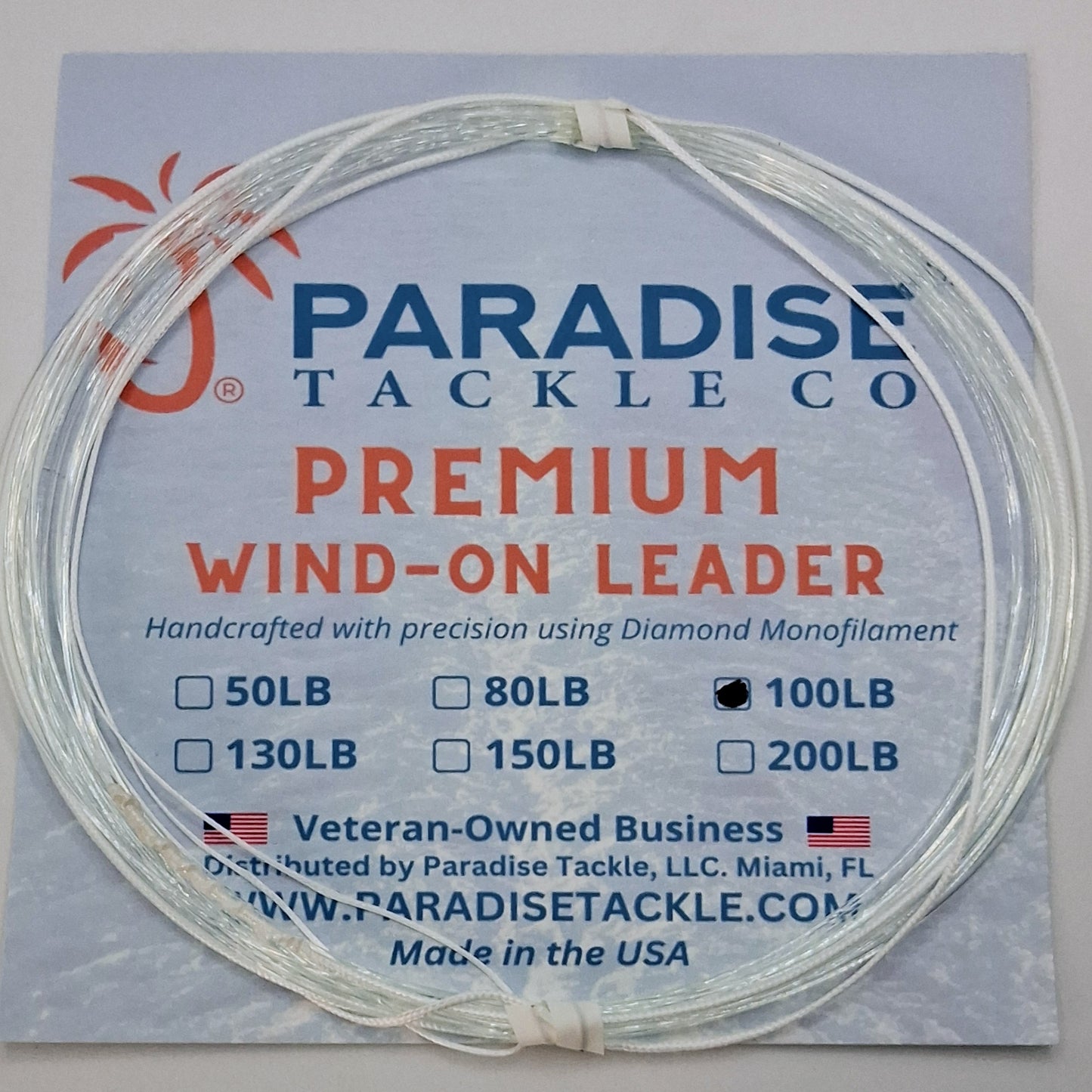 Paradise Tackle Co - Premium Wind-on Trolling Leader