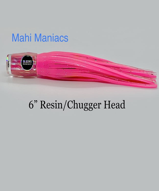 Mahi Maniacs (Rigged) 6" Resin Chugger Head