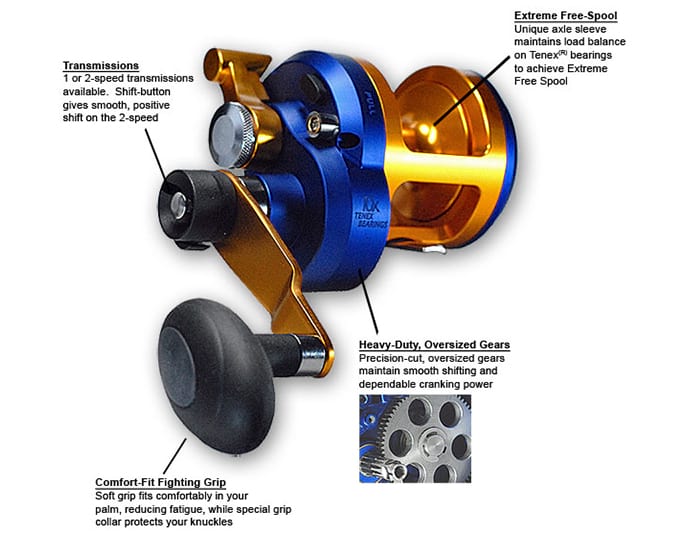 Qualia - Q12HS-1 High Speed Reel (Jigging/Kite Fishing)