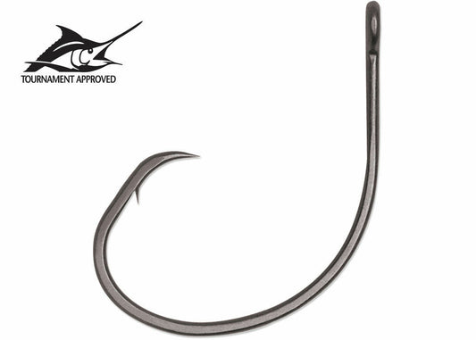 VMC Tournament Circle Hook Non-Offset 7385 - Black Nickel