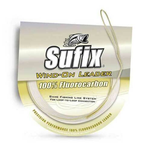 Sufix Wind-On Fluorocarbon Leader Clear - 10.9 Yds – Paradise