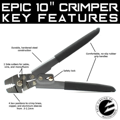 Epic Fishing Co - 10 Inch Crimper