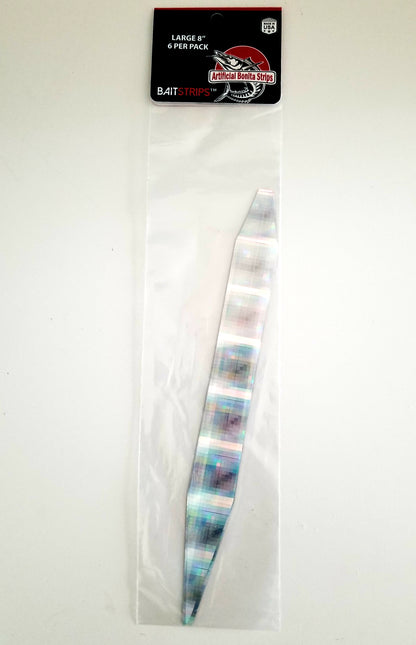 BAITSTRIPS - Artificial Mylar Bait Strips - 6.5" and 8"