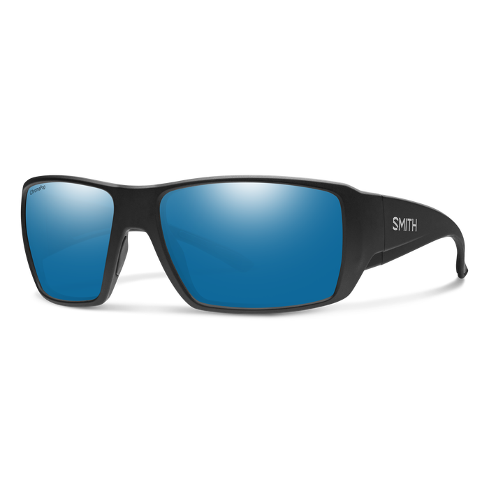 Smith Optics - Guide's Choice XL - Matte Black + ChromaPop Glass Polarized Blue Mirror Lens