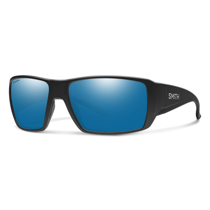 Smith Optics - Guide's Choice XL - Matte Black + ChromaPop Glass Polarized Blue Mirror Lens