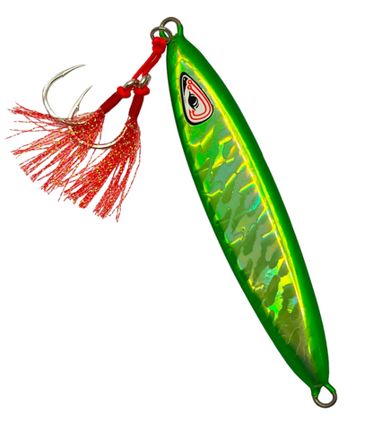 Johnny Jigs - One Drop Green/Silver Glow Slow Pitch Jig