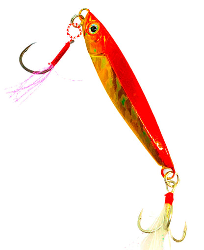 Johnny Jigs - Long Casting Jig Gold/Red