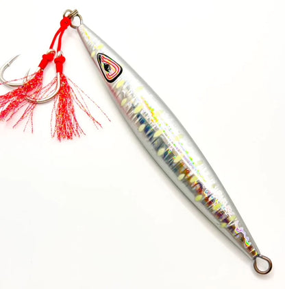 Johnny Jigs - Tuna Teaser Silver Glow Slow Pitch Jig