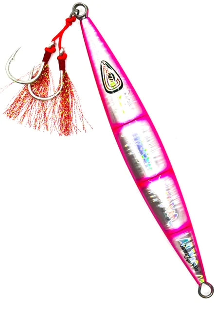 Johnny Jigs - Tuna Teaser Pink/Silver Slow Pitch Jig