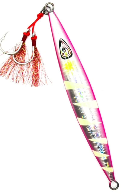 Johnny Jigs - Tuna Teaser Pink/Silver Slow Pitch Jig