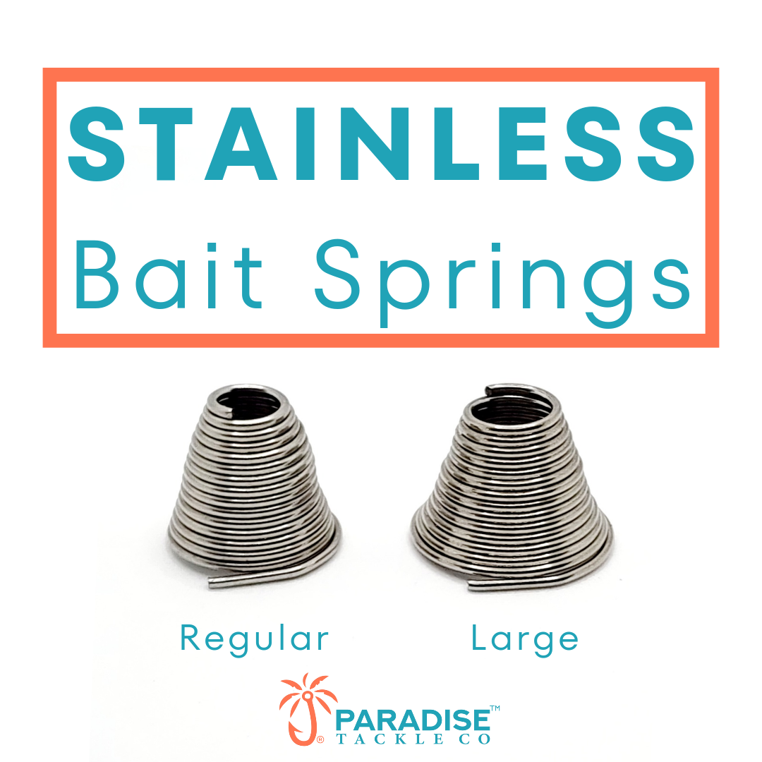 Fishing Line Spring Paradise Tackle Co - Stainless Steel Bait Springs - 15 Pack