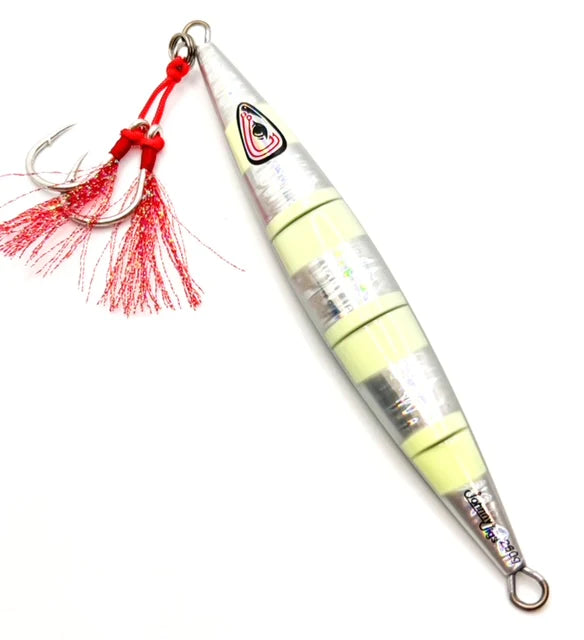 Johnny Jigs - Tuna Teaser Silver Glow Slow Pitch Jig