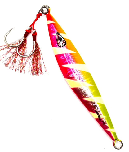 Johnny Jigs - Flat Back Watermelon Glow Slow Pitch Jig