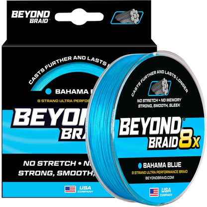 Beyond Braid - 8X Ultra Performance 8 Strand - Bahama Blue