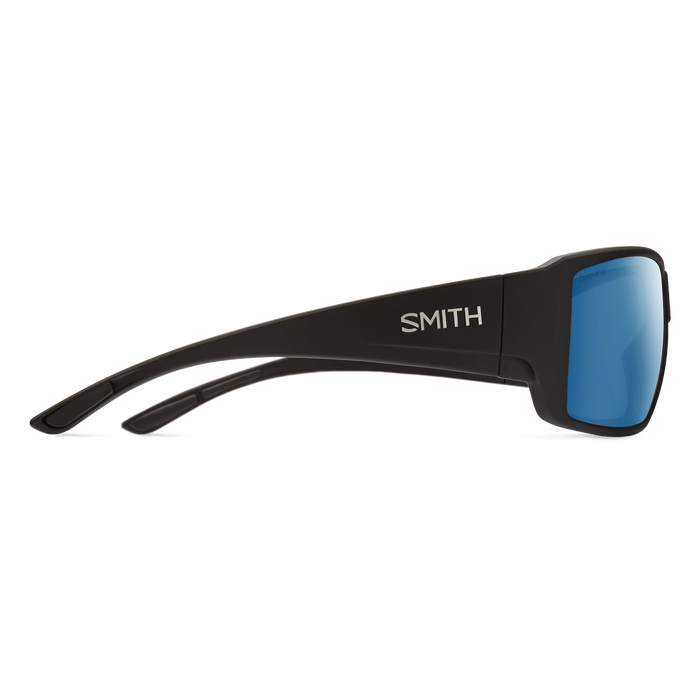 Smith Optics - Guide's Choice - Matte Black + ChromaPop Glass Polarized Blue Mirror Lens