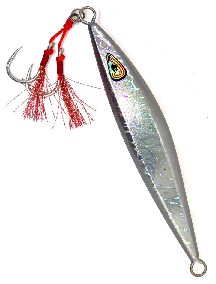 Johnny Jigs - Flat Back Silver Glow Slow Pitch Jig