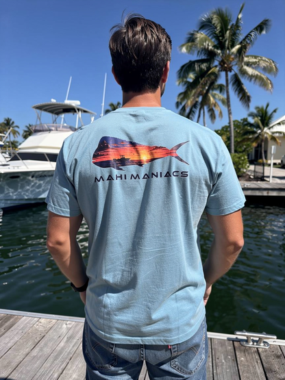 Mahi Maniacs - Mahi Sunset Silhouette T-Shirt