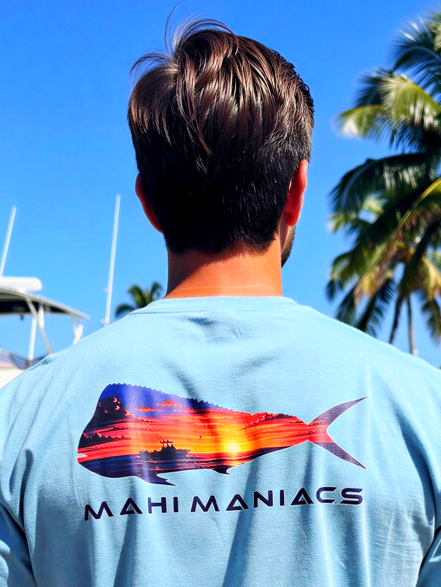 Mahi Maniacs - Mahi Sunset Silhouette T-Shirt