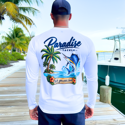Paradise Tackle - Sailfish Beach UPF50 Long Sleeve Performance Shirt