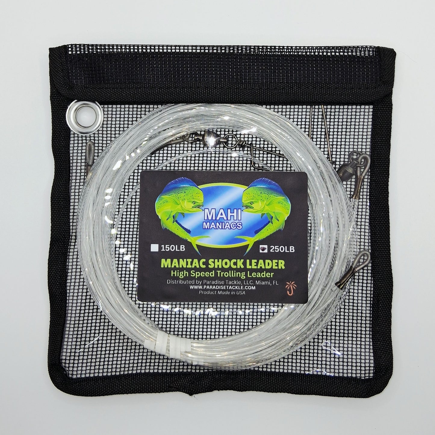 Mahi Maniacs - 2-Pack Maniac Shock Leaders - Wahoo Shock Leader/High Speed Trolling