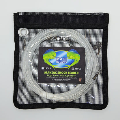 Mahi Maniacs - 2-Pack Maniac Shock Leaders - Wahoo Shock Leader/High Speed Trolling