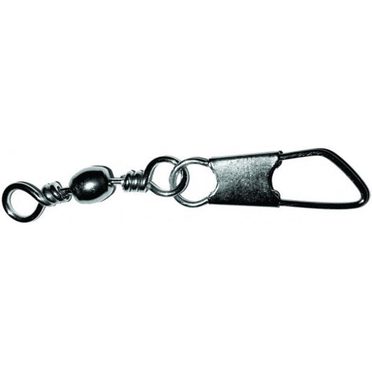 Mustad 77215 Barrel Swivel with Safety Snap
