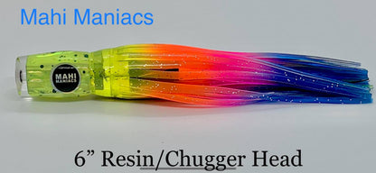 Mahi Maniacs (Rigged) 6" Resin Chugger Head