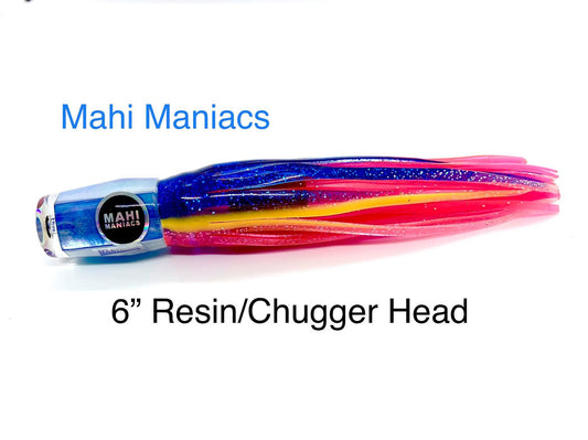 Mahi Maniacs (Rigged) 6" Resin Chugger Head