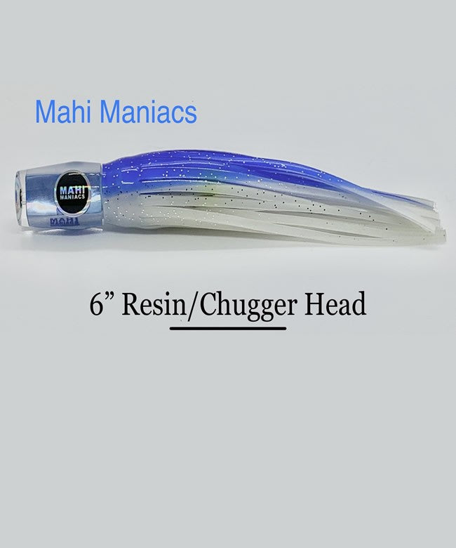 Mahi Maniacs (Rigged) 6" Resin Chugger Head