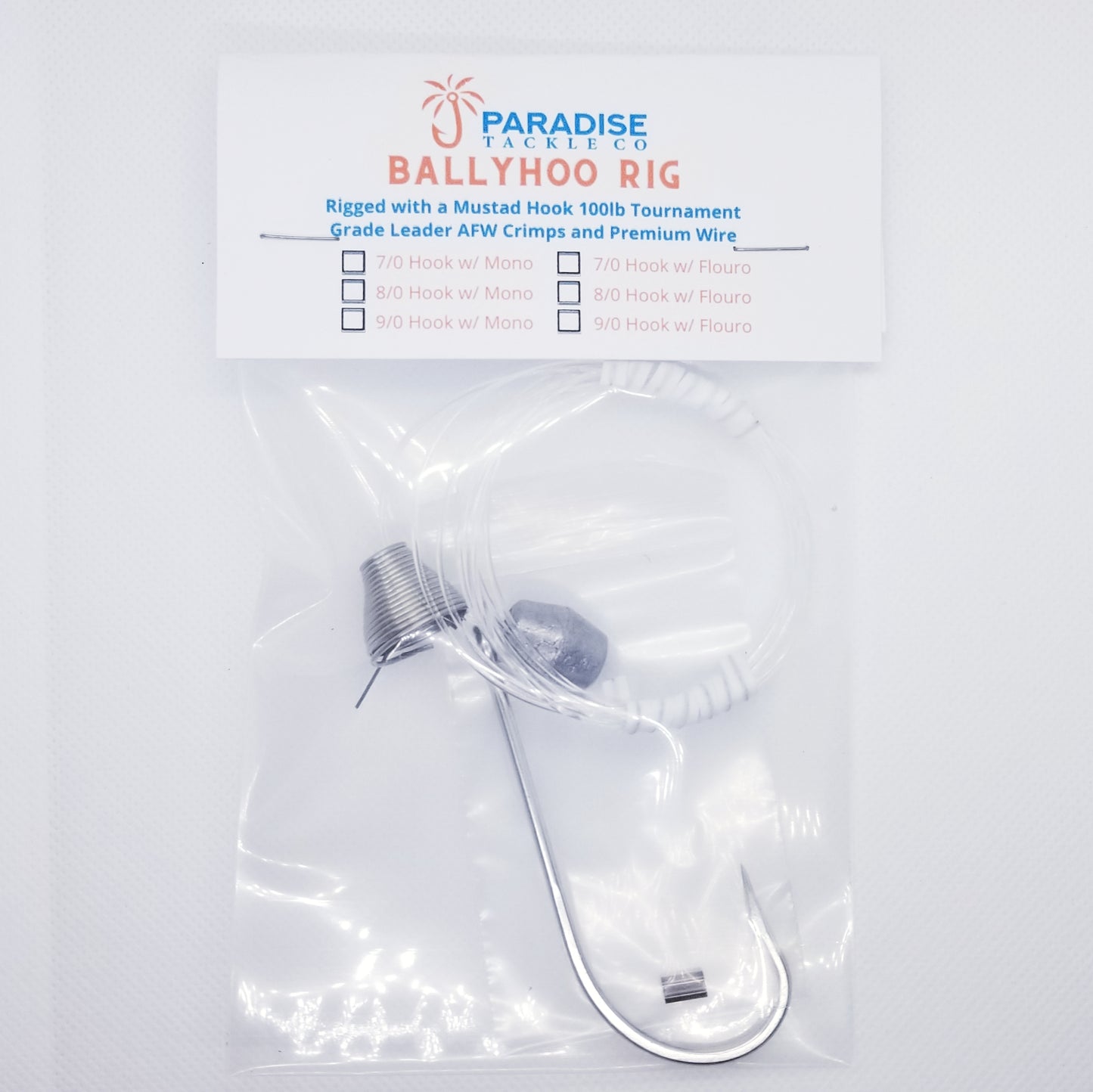 Ready To Fish Ballyhoo Rig with SeaWitch - Mono