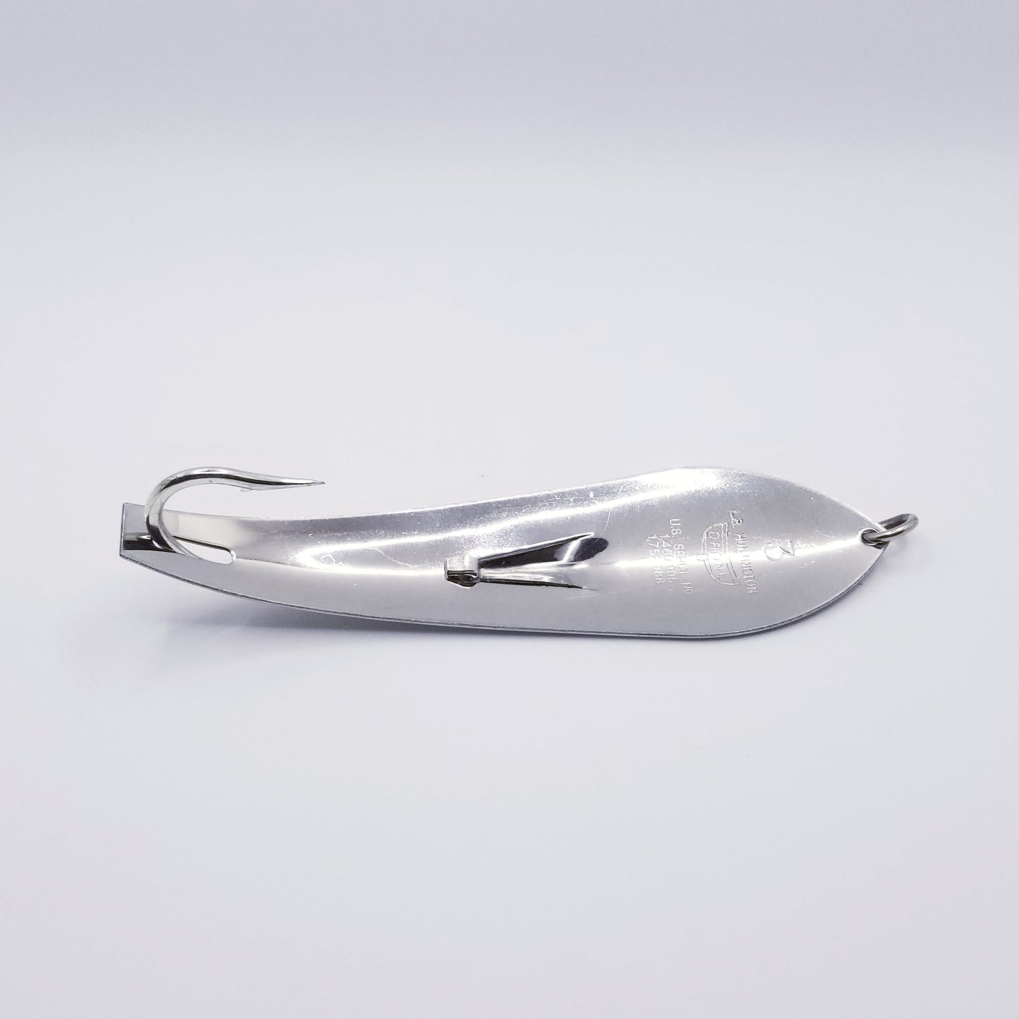L.B Huntington - Stainless Steel Drone Spoon - Size 2 Silver Flash