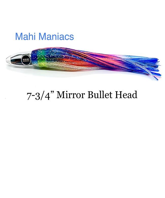 Mahi Maniacs (Rigged) 7 3/4 Bullet Head Lure – Paradise Tackle Co