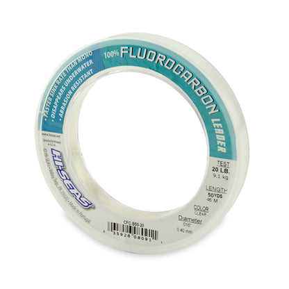 Hi-Seas 100% Fluorocarbon Leader - 50 Yards