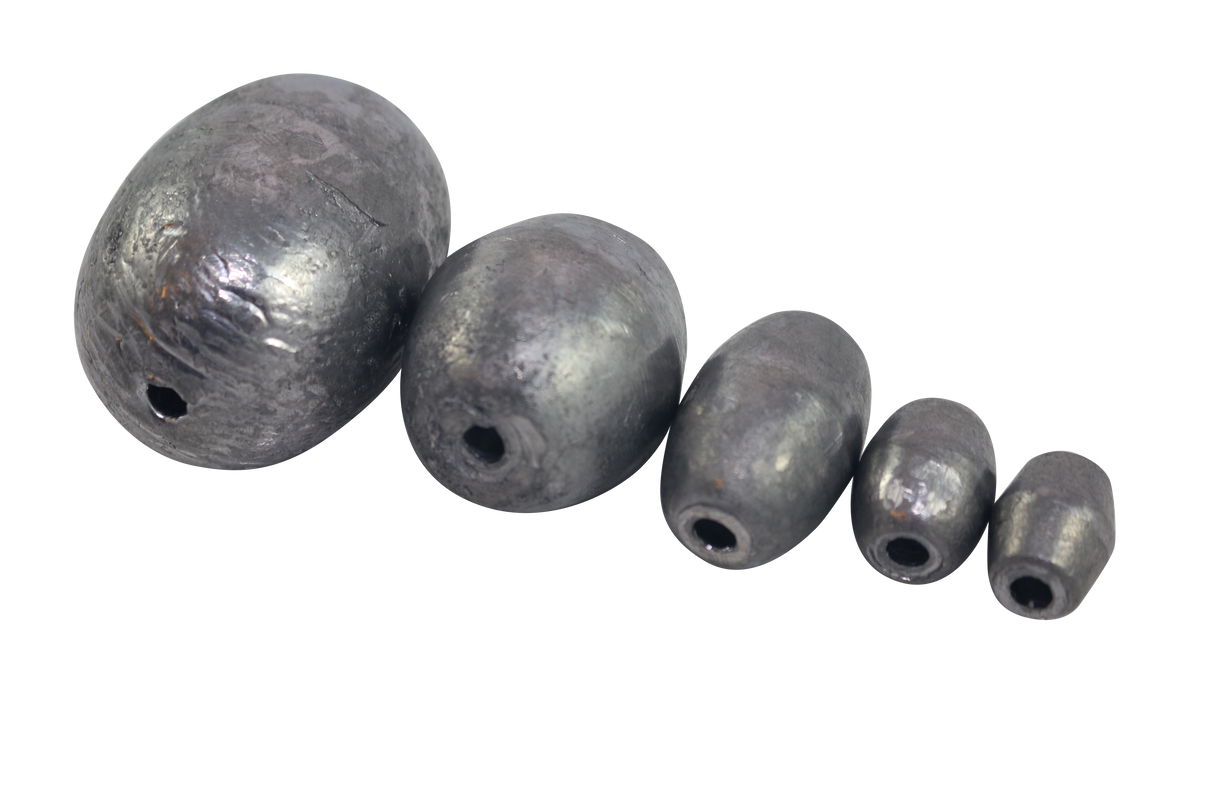 Egg Sinkers Multiple Sizes Available Paradise Tackle Co